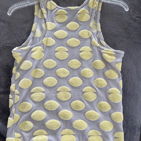 Vintage BIS Gene Ewing  (Gray and Yellow) Top & Skirt set Petite - Picture 3 of 7